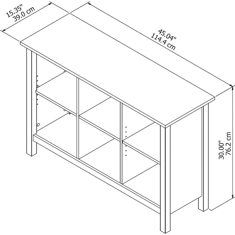 6-Cube Organizer Bookcase