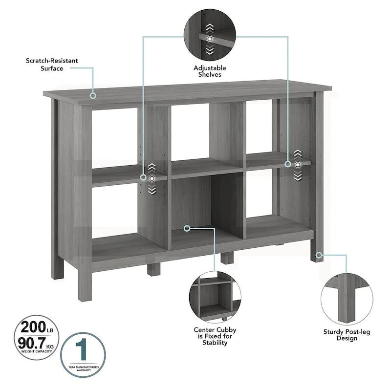 6-Cube Organizer Bookcase