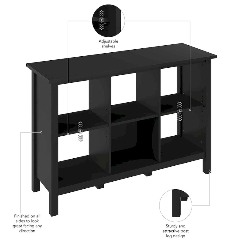 6-Cube Organizer Bookcase