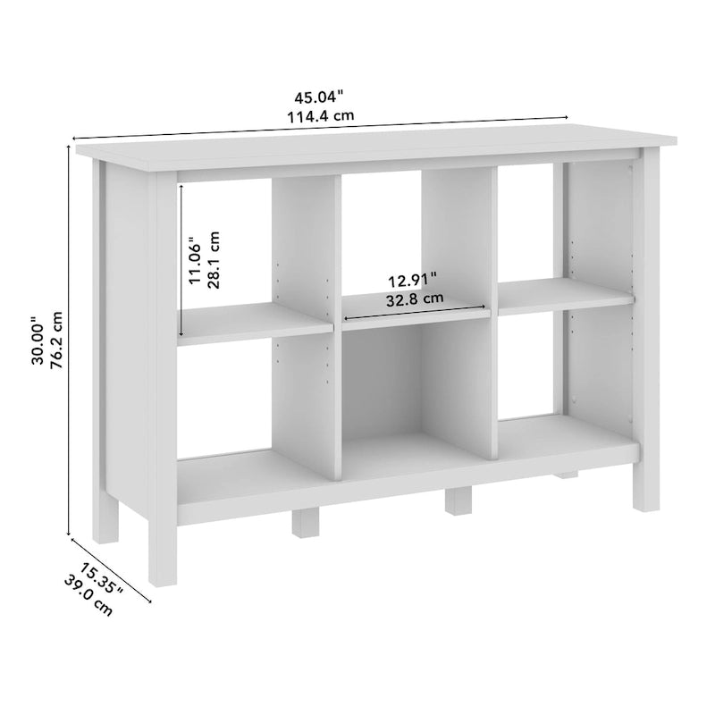 6-Cube Organizer Bookcase