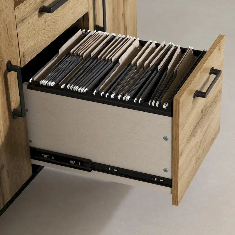 Credenza with File Drawer and Adjustable Shelf