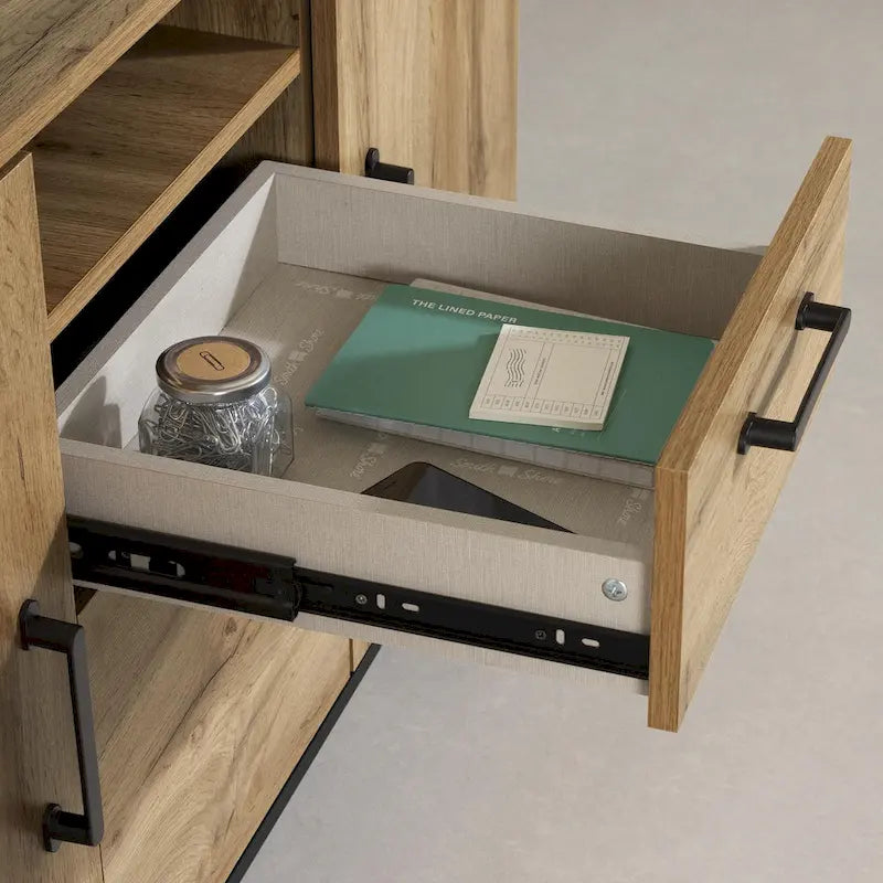 Credenza with File Drawer and Adjustable Shelf