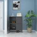 40 Inches High Metal Storage Locker With 4 Doors, Suitable For Home Office Use