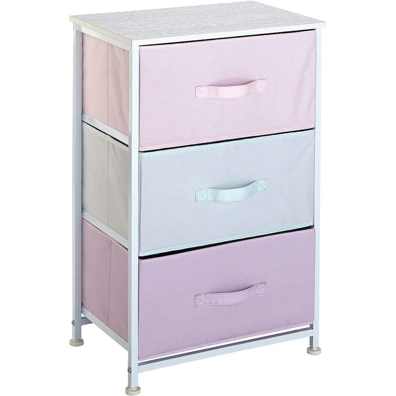 Urban Lifestyle 3 Tier Fabric Drawer Storage Cart