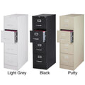 26.5" Deep 4-Drawer Letter-Size Commercial Vertical File Cabinet