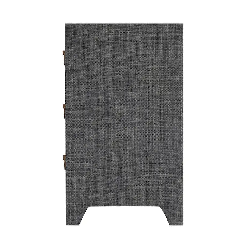 Raffia 3-Drawer Chest