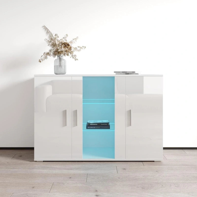 Modern 47-Inch 3D Modular Sideboard