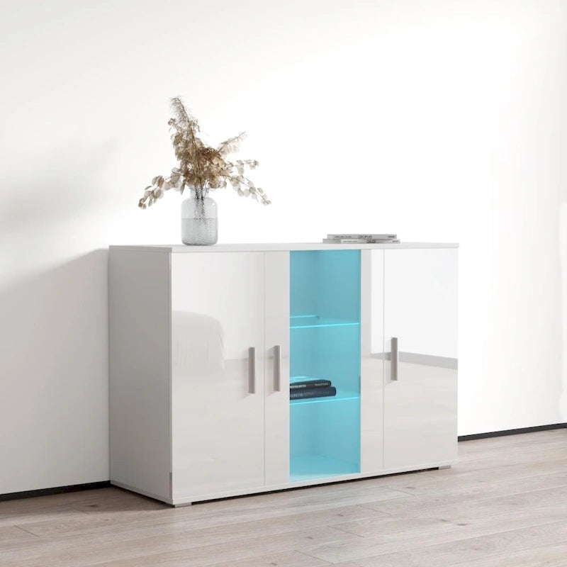Modern 47-Inch 3D Modular Sideboard