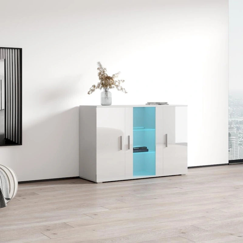 Modern 47-Inch 3D Modular Sideboard