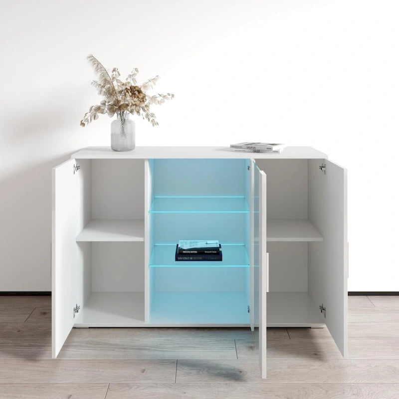 Modern 47-Inch 3D Modular Sideboard