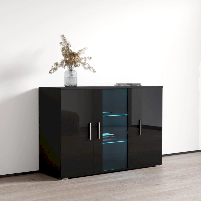 Modern 47-Inch 3D Modular Sideboard