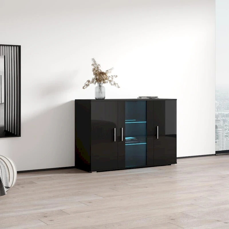 Modern 47-Inch 3D Modular Sideboard