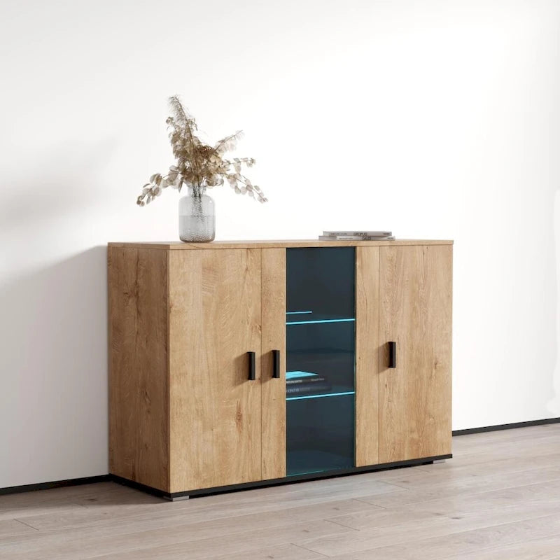 Modern 47-Inch 3D Modular Sideboard