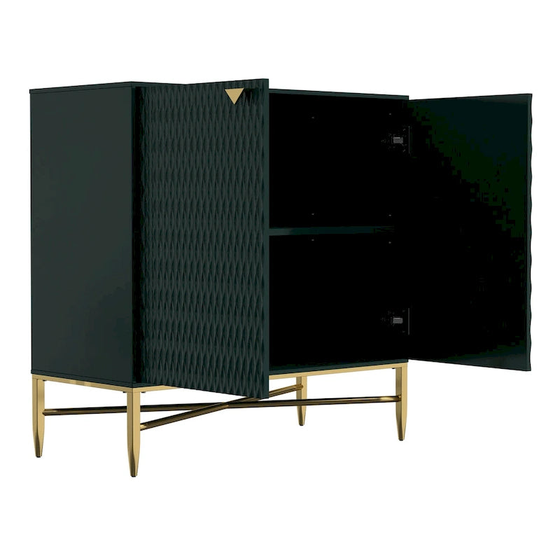 31.5" 2-Door Sideboard Media Storage Cabinet/Buffet