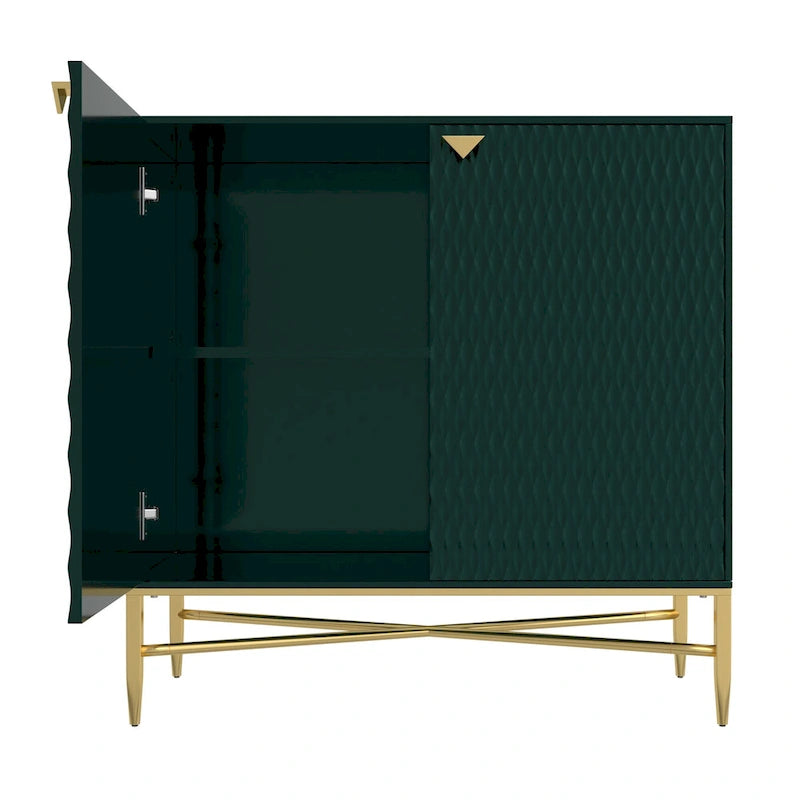 31.5" 2-Door Sideboard Media Storage Cabinet/Buffet