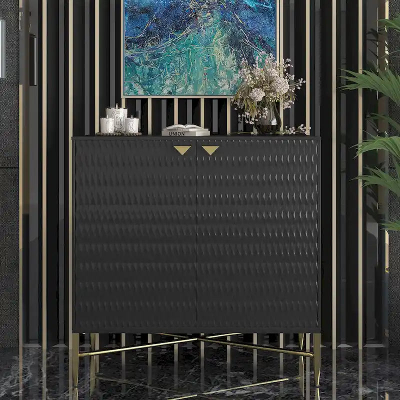 31.5" 2-Door Sideboard Media Storage Cabinet/Buffet