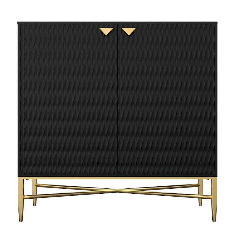 31.5" 2-Door Sideboard Media Storage Cabinet/Buffet