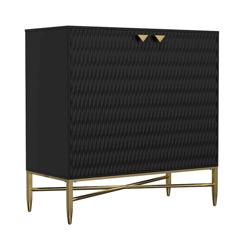31.5" 2-Door Sideboard Media Storage Cabinet/Buffet
