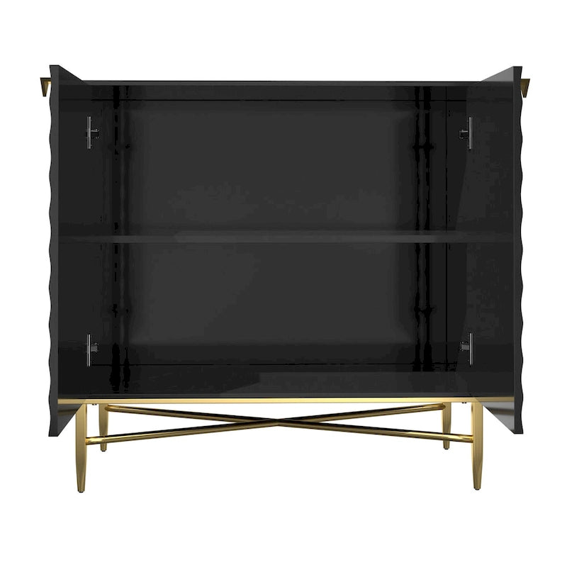 31.5" 2-Door Sideboard Media Storage Cabinet/Buffet