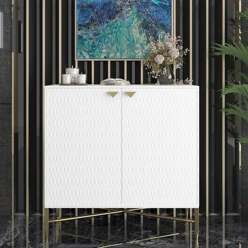 31.5" 2-Door Sideboard Media Storage Cabinet/Buffet