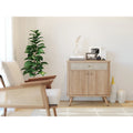 Thelma KD Rattan Small Cabinet 1 Drawer 2 Doors