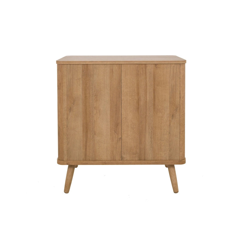 Rattan Small Cabinet with 1 Drawer and 2 Doors
