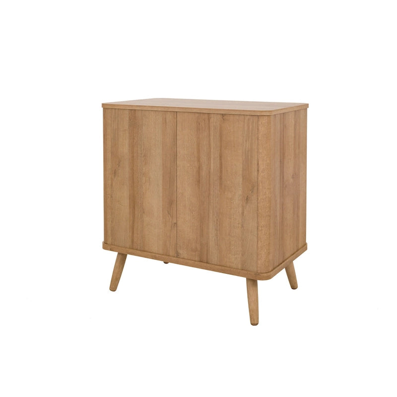 Rattan Small Cabinet with 1 Drawer and 2 Doors