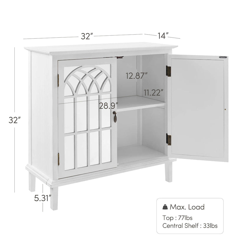 Art Leon Retro and Romantic Floral Cabinet
