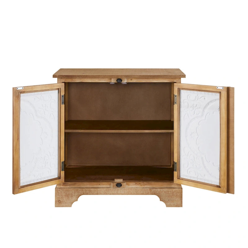 Art Leon Retro and Romantic Floral Cabinet
