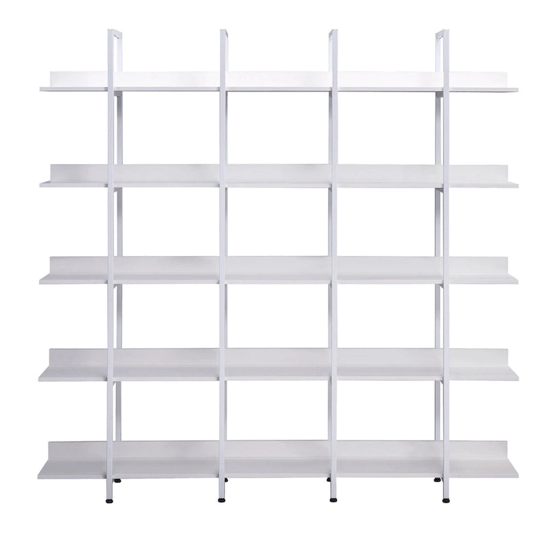 Vintage Industrial Style Shelf with Metal Frame