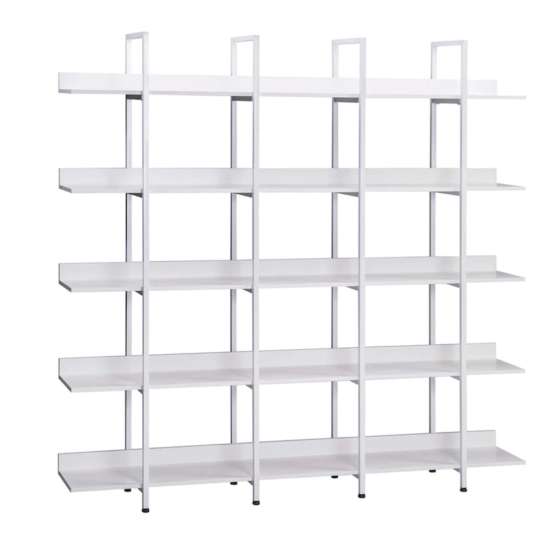 Vintage Industrial Style Shelf with Metal Frame