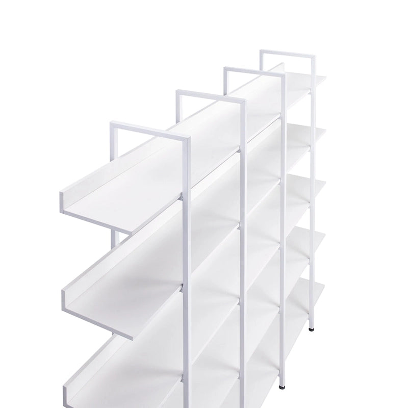 Vintage Industrial Style Shelf with Metal Frame