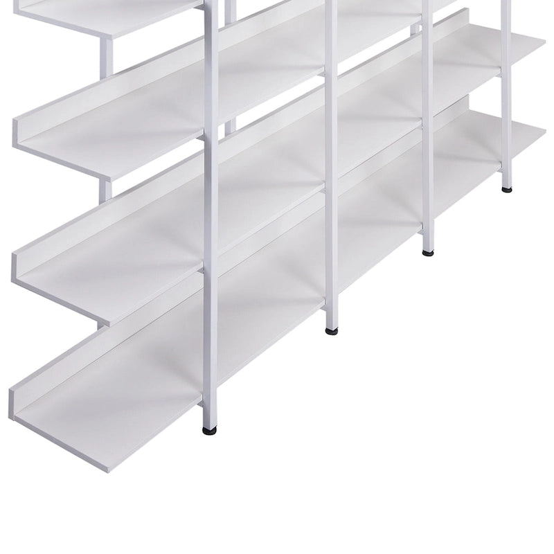 Vintage Industrial Style Shelf with Metal Frame