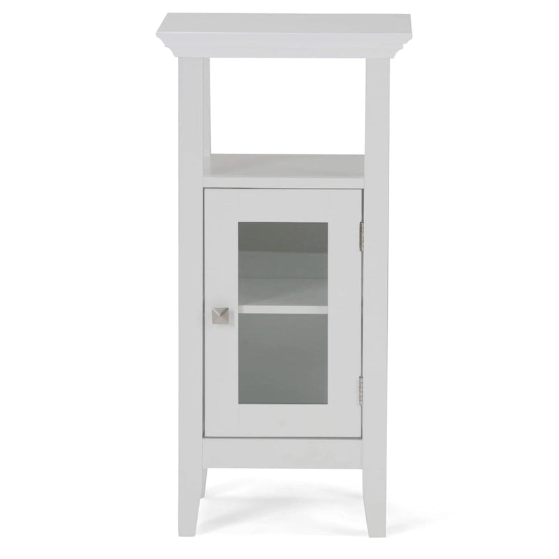 30"H x 15"W Floor Storage Bath Cabinet - Pure White