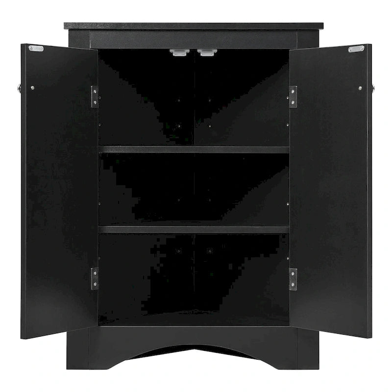 Triangle Bathroom Storage Cabinet with Adjustable Shelves