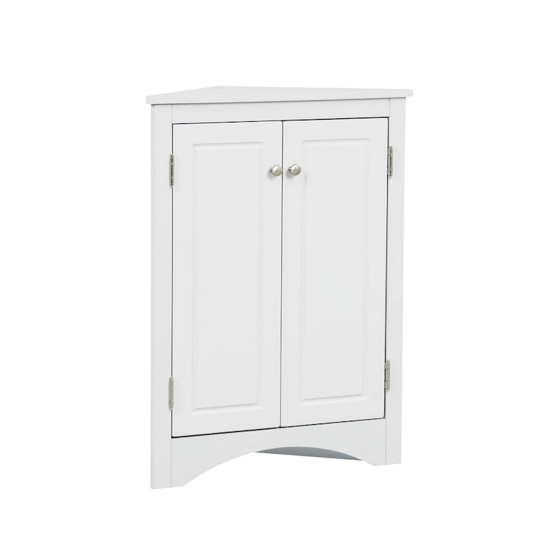 Triangle Bathroom Storage Cabinet with Adjustable Shelves