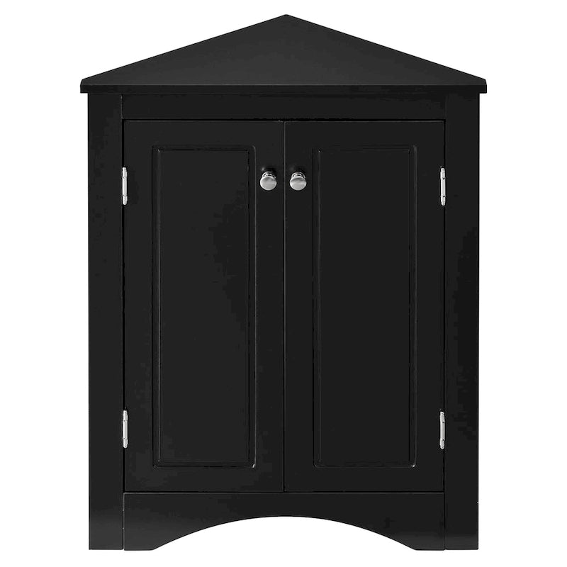 Triangle Bathroom Storage Cabinet with Adjustable Shelves