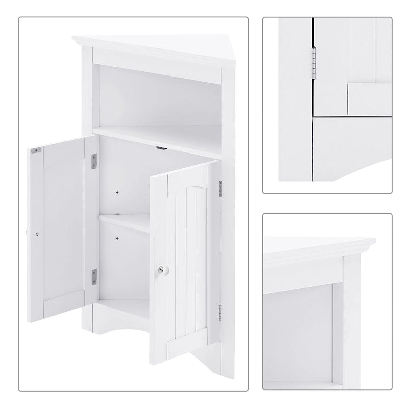 Classic Stylish Wooden Corner Storage Cabinet, For Indoor Use