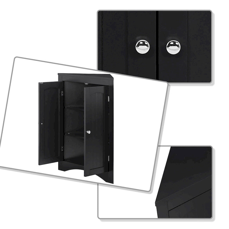 Classic Stylish Wooden Corner Storage Cabinet, For Indoor Use