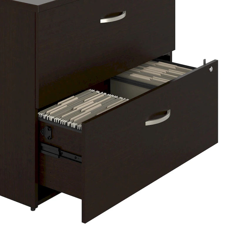 2-Drawer Lateral File Cabinet, Fully Assembled