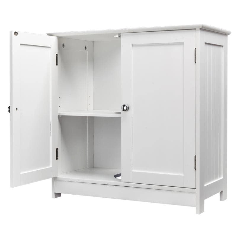 23 Bathroom Wood Vanity Storage Wall Mounted 2 Door Floor Cabinet