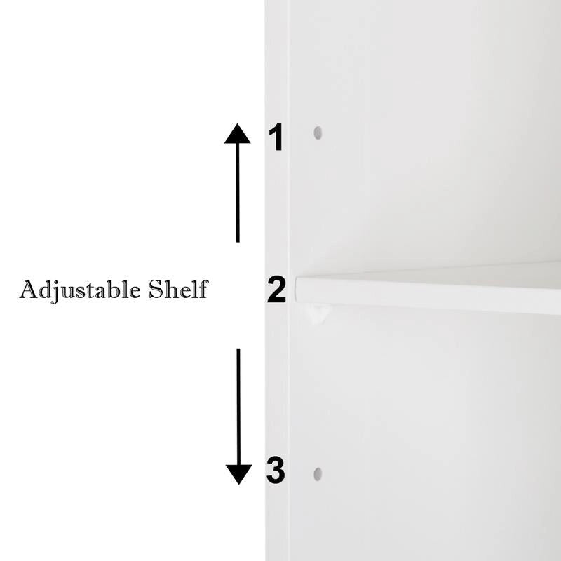 23 Bathroom Wood Vanity Storage Wall Mounted 2 Door Floor Cabinet