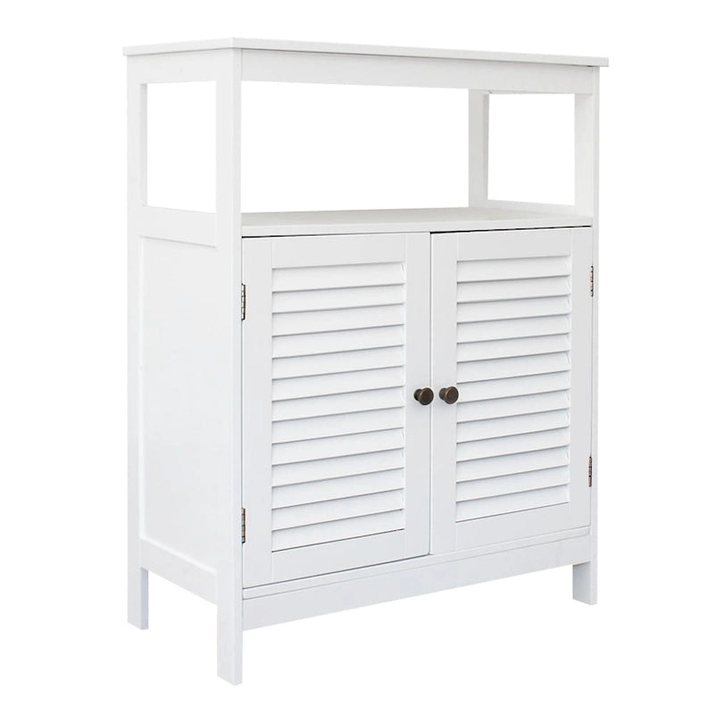 31.5" Two-Door Bathroom Cabinet, White
