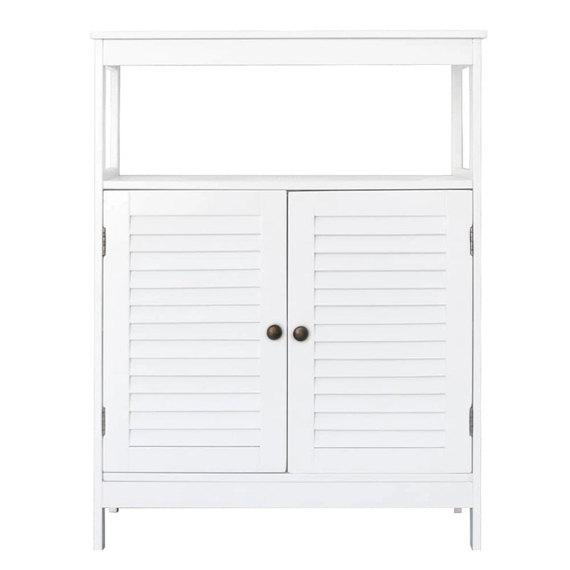 31.5" Two-Door Bathroom Cabinet, White