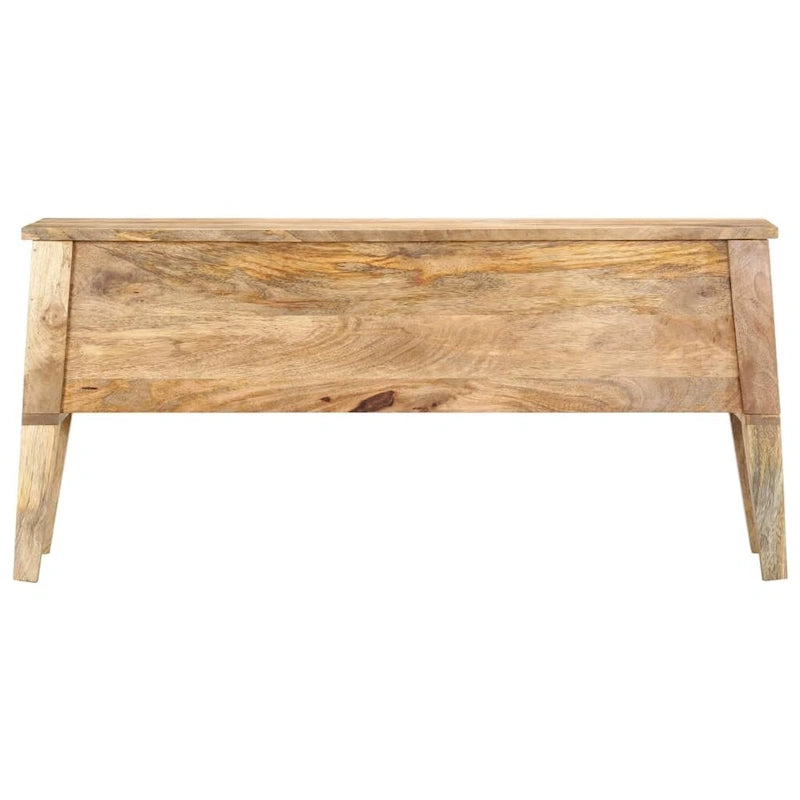 Storage Box 39x13.8x18.9 Solid Mango Wood