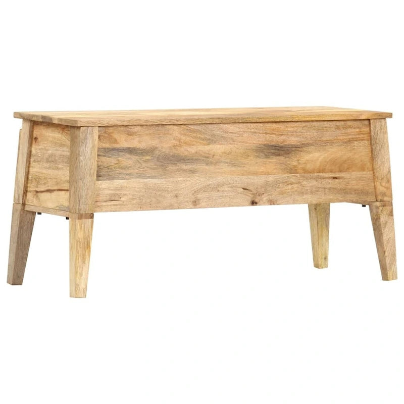 Storage Box 39x13.8x18.9 Solid Mango Wood