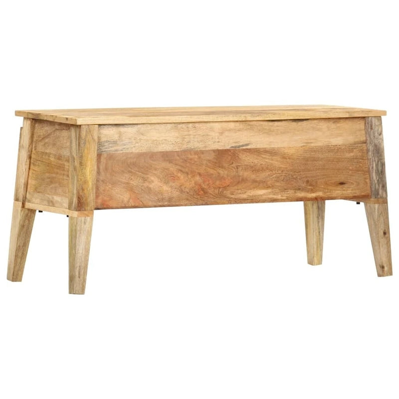 Storage Box 39x13.8x18.9 Solid Mango Wood