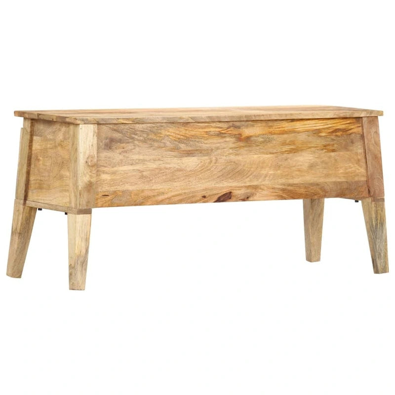 Storage Box 39x13.8x18.9 Solid Mango Wood