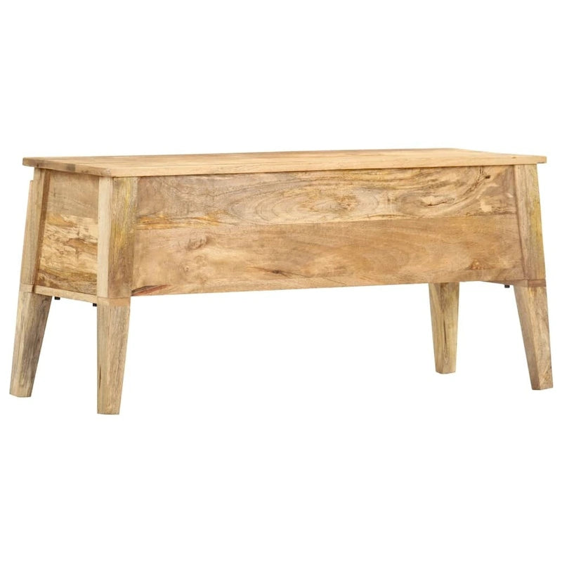 Storage Box 39x13.8x18.9 Solid Mango Wood