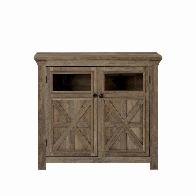 38 Farmhouse 2 Doors Cabinet Large Buffet Sideboard Cabinet - N/A